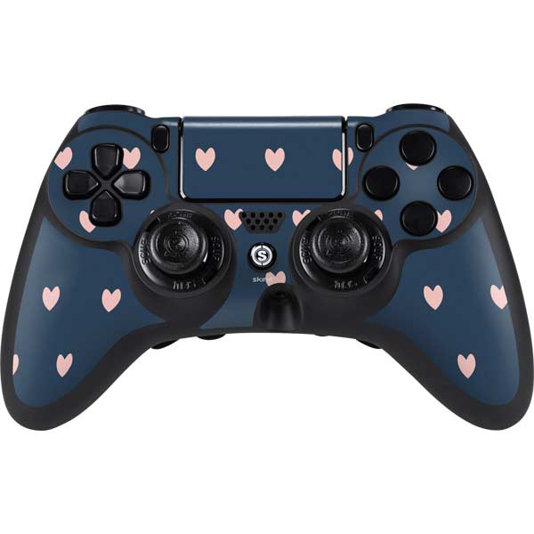 Blue and Pink Hearts PlayStation PS4 Skins