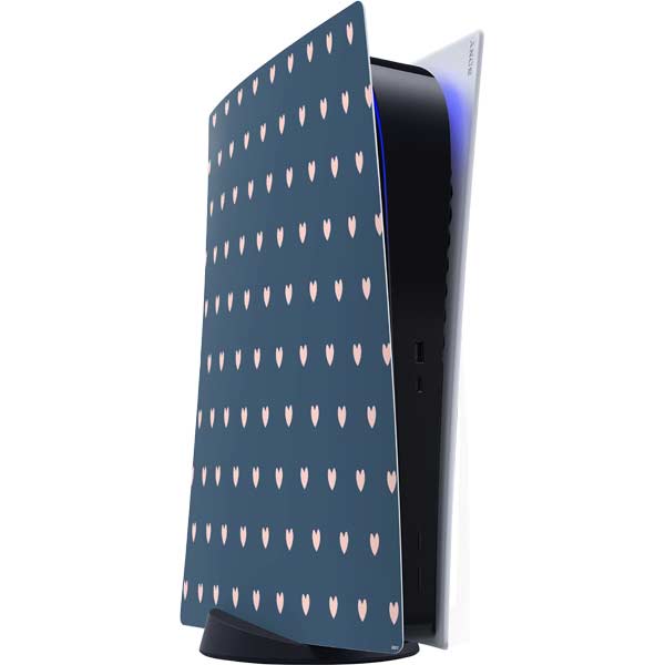 Blue and Pink Hearts PlayStation PS5 Skins