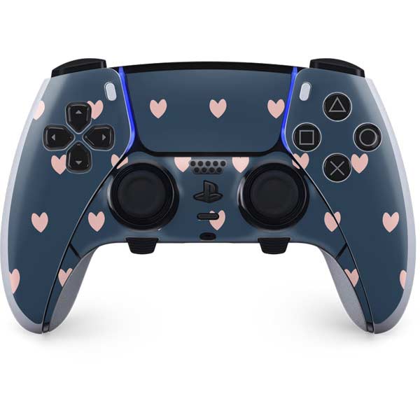 Blue and Pink Hearts PlayStation PS5 Skins