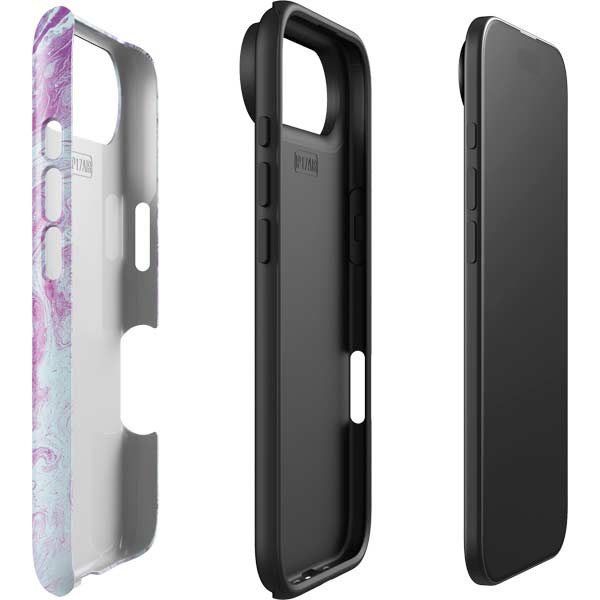 Blue and Purple Marble iPhone 17 Air Impact Case