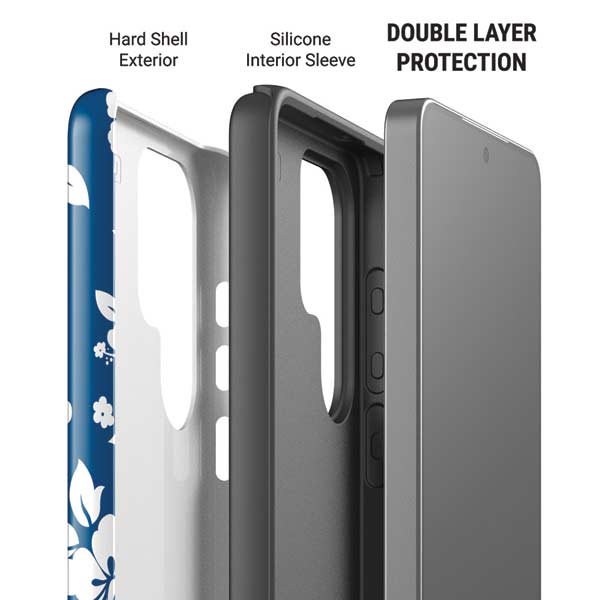 Blue and White Galaxy S26 Ultra Impact Case