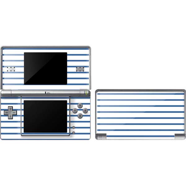 Blue and White Stripes Nintendo Skins