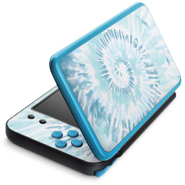 Blue and White Tie Dye Nintendo Skins