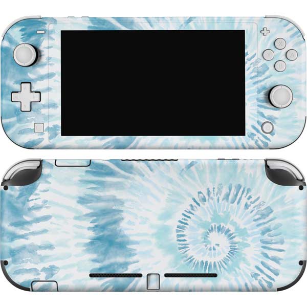 Blue and White Tie Dye Nintendo Skins