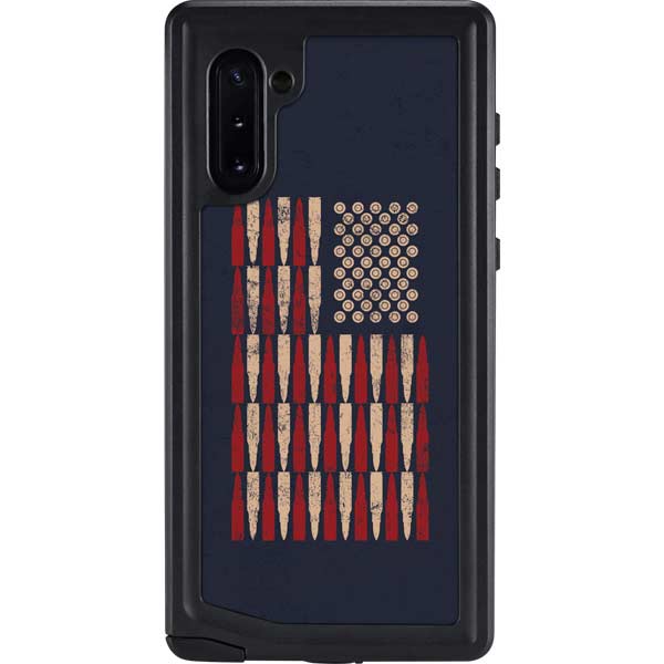 Blue Bullet American Flag Galaxy Cases