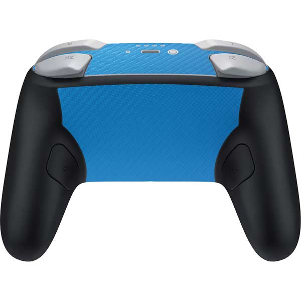 Blue Carbon Fiber Specialty Texture Material Nintendo Switch 2 (2025) Pro Controller Skin