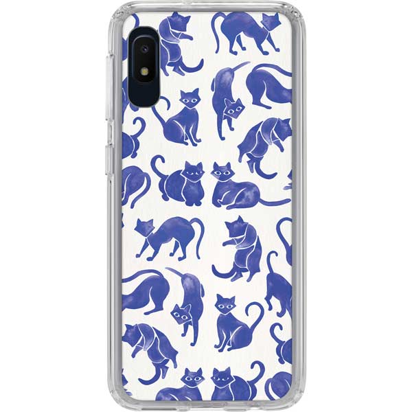 Blue Cats by Cat Coq Galaxy Cases