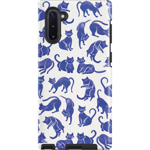 Blue Cats by Cat Coq Galaxy Cases