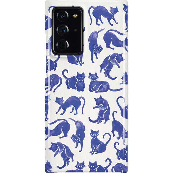 Blue Cats by Cat Coq Galaxy Cases