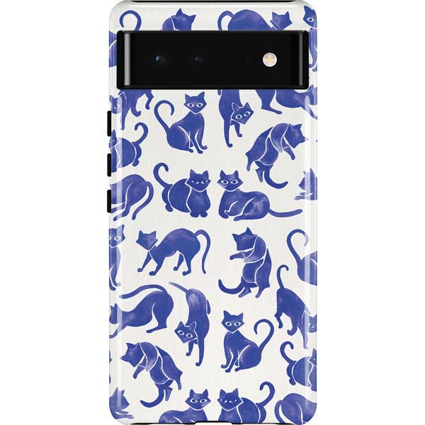 Blue Cats by Cat Coq Pixel Cases