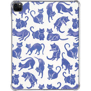 Blue Cats by Cat Coq iPad Pro 11in (2024) Clear Case
