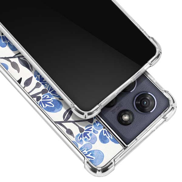 Blue Cherry Blossoms by Cat Coq Moto G Power 5G (2025) Clear Case