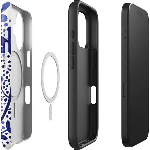 Blue Garden by Cat Coq iPhone 16 Plus Magsafe Impact Case