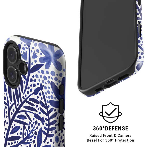 Blue Garden by Cat Coq iPhone 16 Plus Magsafe Impact Case
