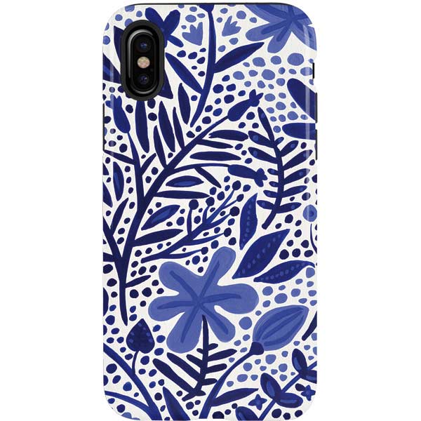 Blue Garden by Cat Coq iPhone Cases