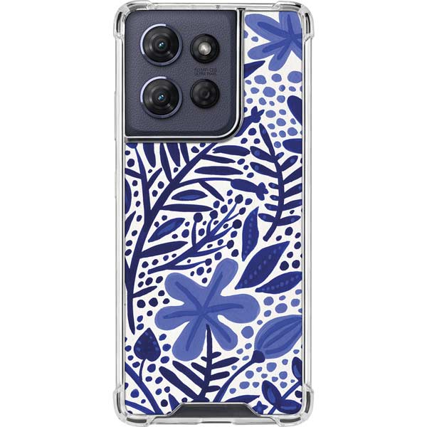 Blue Garden by Cat Coq Moto G 5G (2025) Clear Case