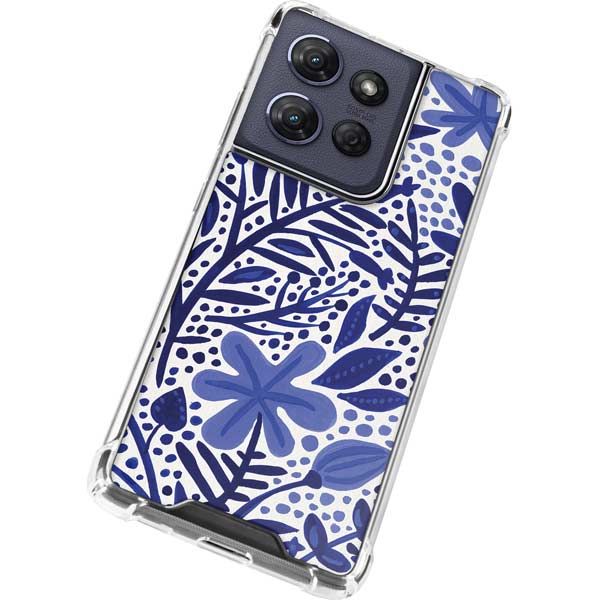 Blue Garden by Cat Coq Moto G 5G (2025) Clear Case