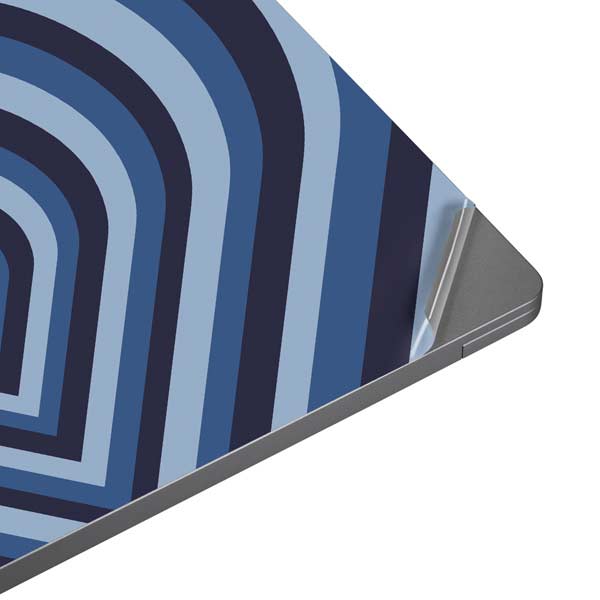 Blue Heart Pattern Laptop Skins