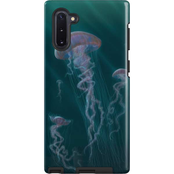 Blue Jellyfish by Vincent Hie Galaxy Cases