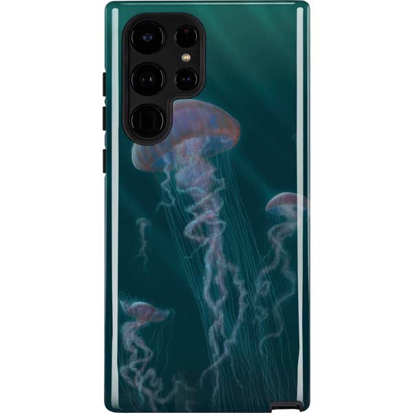 Blue Jellyfish by Vincent Hie Galaxy Cases