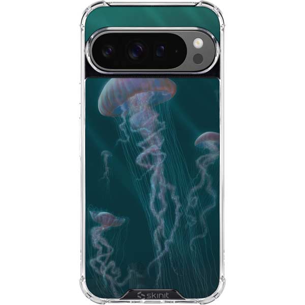 Blue Jellyfish by Vincent Hie Google Pixel 10 Pro Clear Case