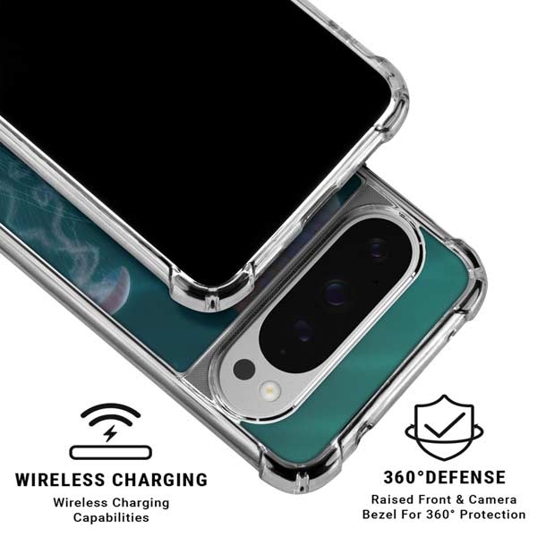 Blue Jellyfish by Vincent Hie Google Pixel 10 Pro Clear Case