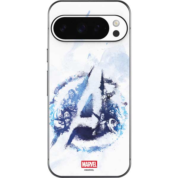 Marvel Avengers Blue Logo Google Pixel 10 Pro XL Skin