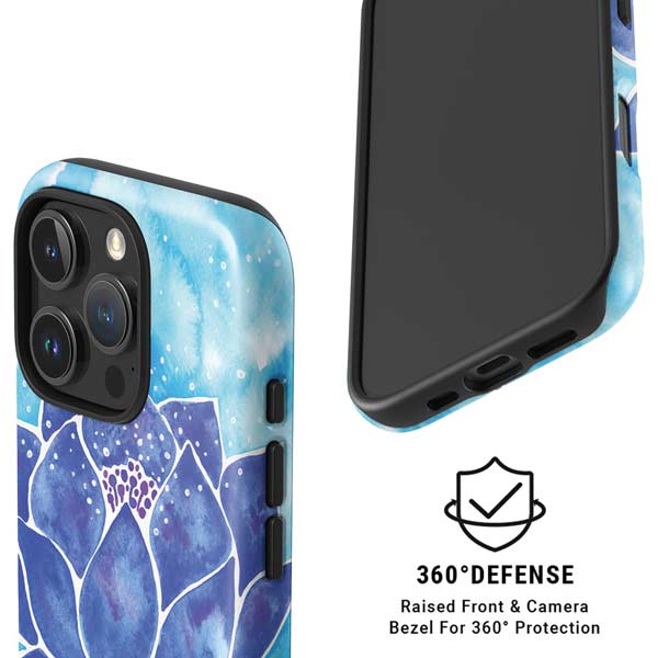 Blue Lotus by Cat Coq iPhone 16 Pro Max Magsafe Impact Case