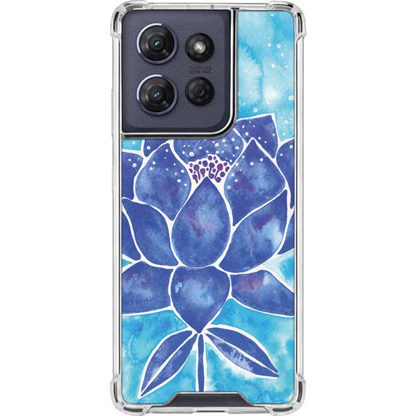 Blue Lotus by Cat Coq Moto G Play 5G (2025) Clear Case