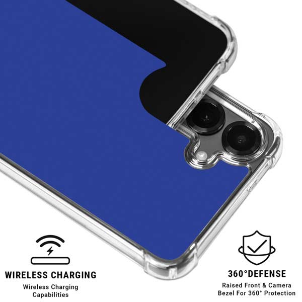 Blue Galaxy S26 Plus Clear Case