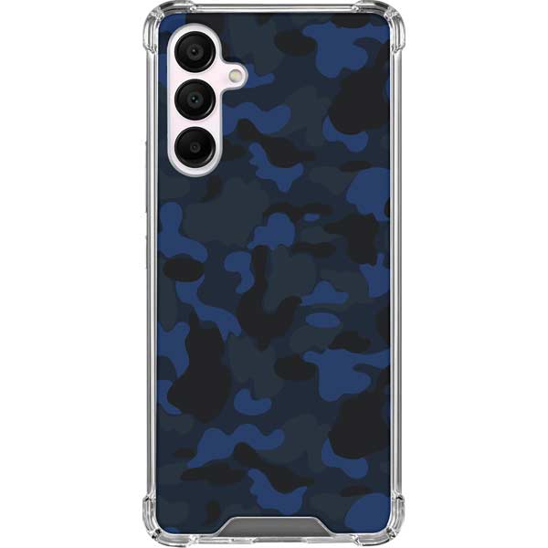 Blue Street Camo Galaxy A16 5G Clear Case