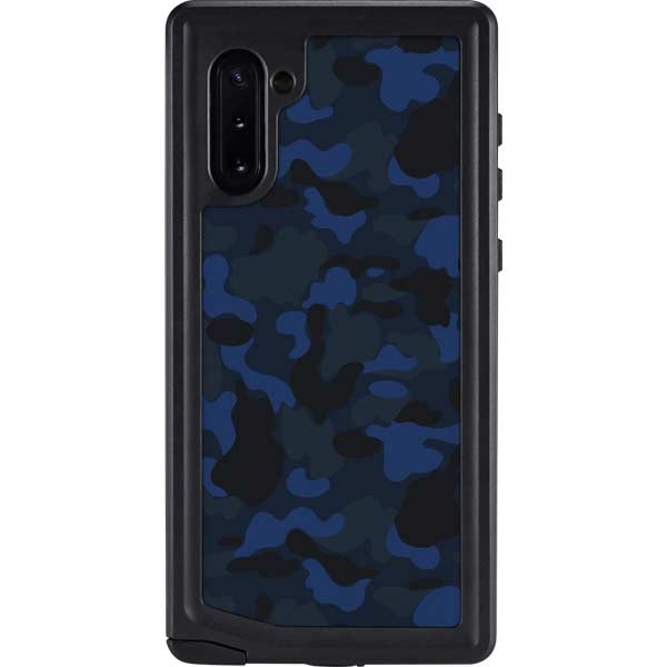 Blue Street Camo Galaxy Cases