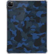 Blue Street Camo iPad Pro 11in (2024) Clear Case