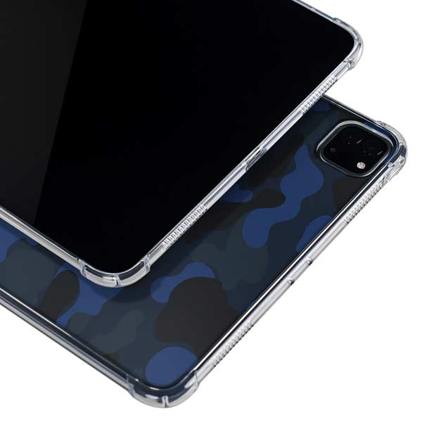 Blue Street Camo iPad Pro 11in (2024) Clear Case