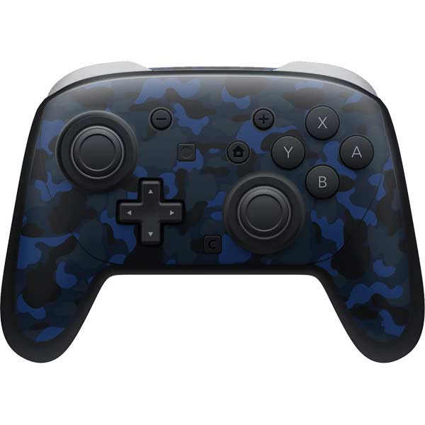 Blue Street Camo Nintendo Switch 2 (2025) Pro Controller Skin
