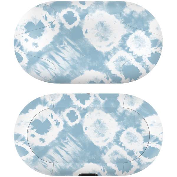 Blue Tie Dye Galaxy Buds Skin