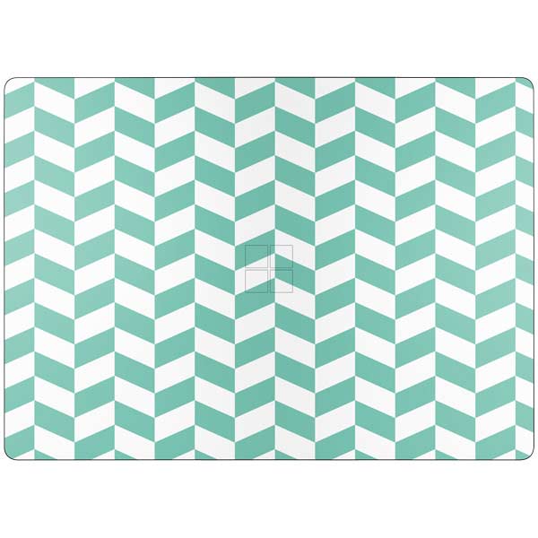 Blue White Chevron Surface Laptop 7 15in Skin