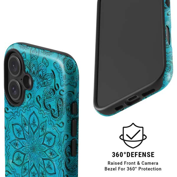 Blue Zen Ginseng iPhone 16 Plus Magsafe Impact Case