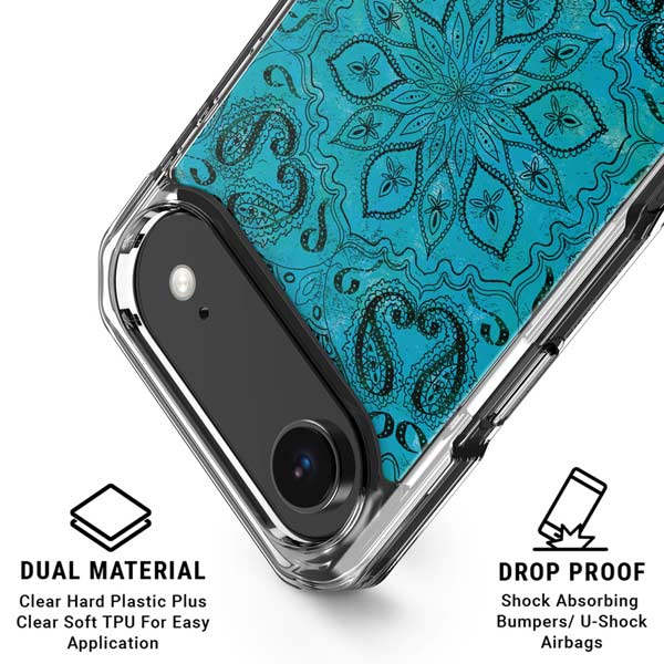 Blue Zen Ginseng iPhone 17 Air Clear Case