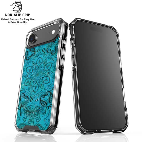 Blue Zen Ginseng iPhone 17 Air Clear Case