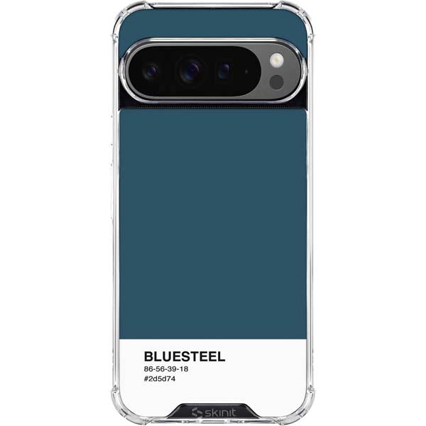 Bluesteel Color Palette Google Pixel 10 Pro XL Clear Case