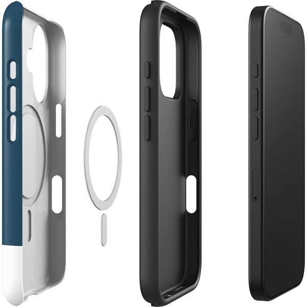 Bluesteel Color Palette iPhone 16 Magsafe Impact Case