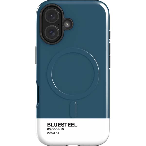 Bluesteel Color Palette iPhone 16 Plus Magsafe Impact Case