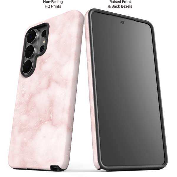 Blush Marble Galaxy S26 Ultra Impact Case