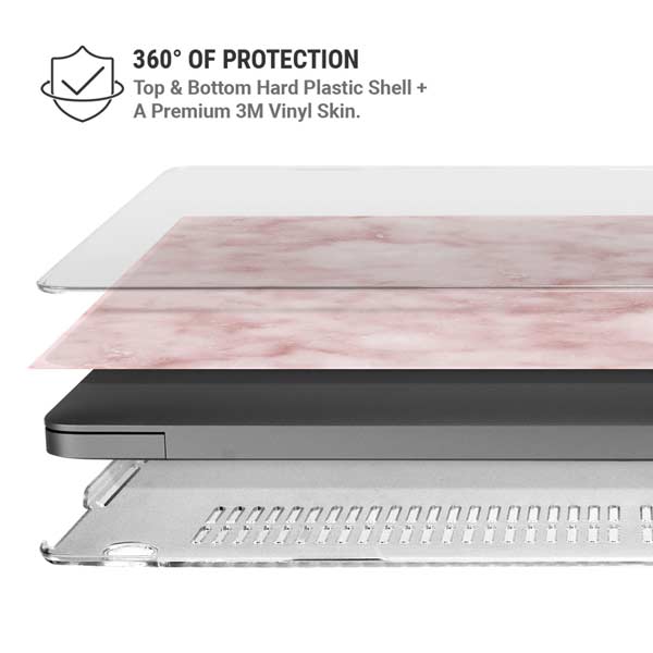Blush Marble MacBook Pro 14in (2021-24) Case plus Skin