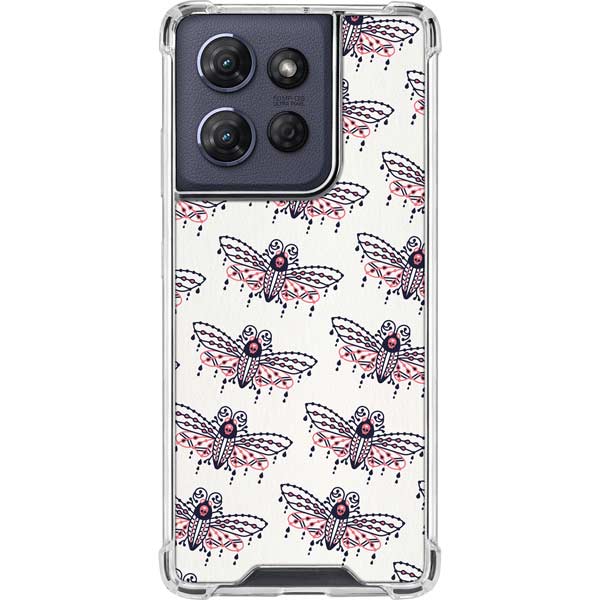Blush Moth by Cat Coq Moto G Play 5G (2025) Clear Case