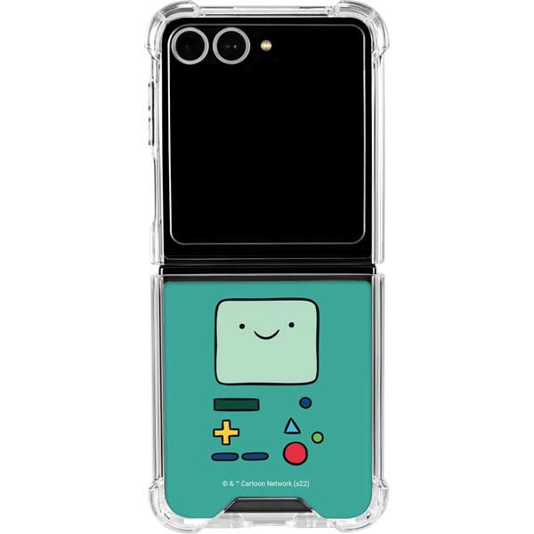 Adult Swim Adventure Time BMO Galaxy Z Flip7 Clear Case