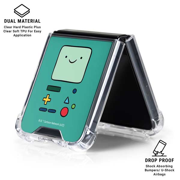 Adult Swim Adventure Time BMO Galaxy Z Flip7 Clear Case