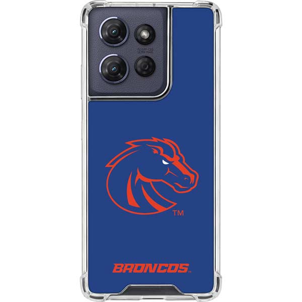 Boise State University Broncos Mascot Moto G 5G (2025) Clear Case