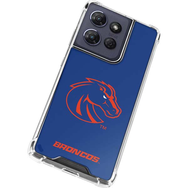Boise State University Broncos Mascot Moto G 5G (2025) Clear Case